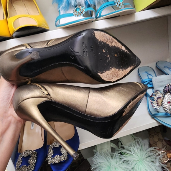 Giuseppe Zanotti bronze heels - Picture 11 of 12